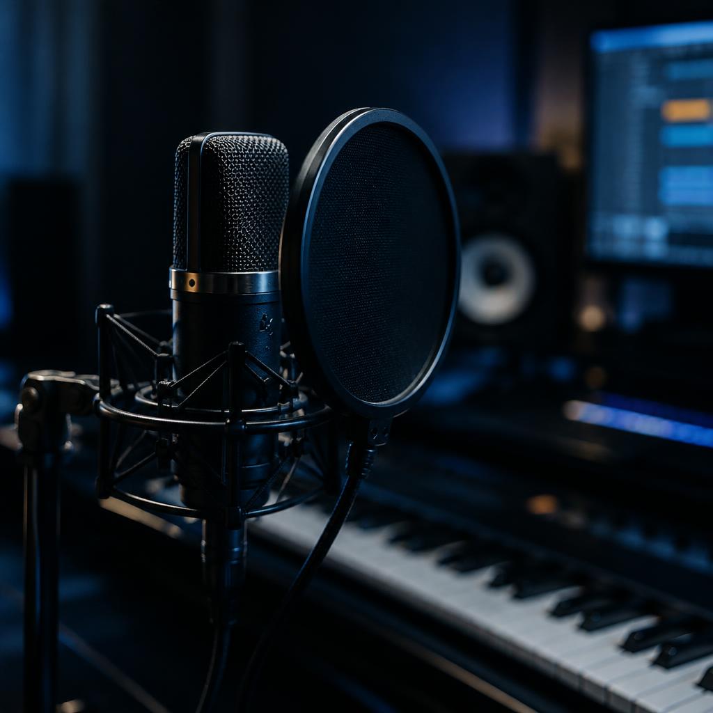 Placeholder: music studio atmosphere